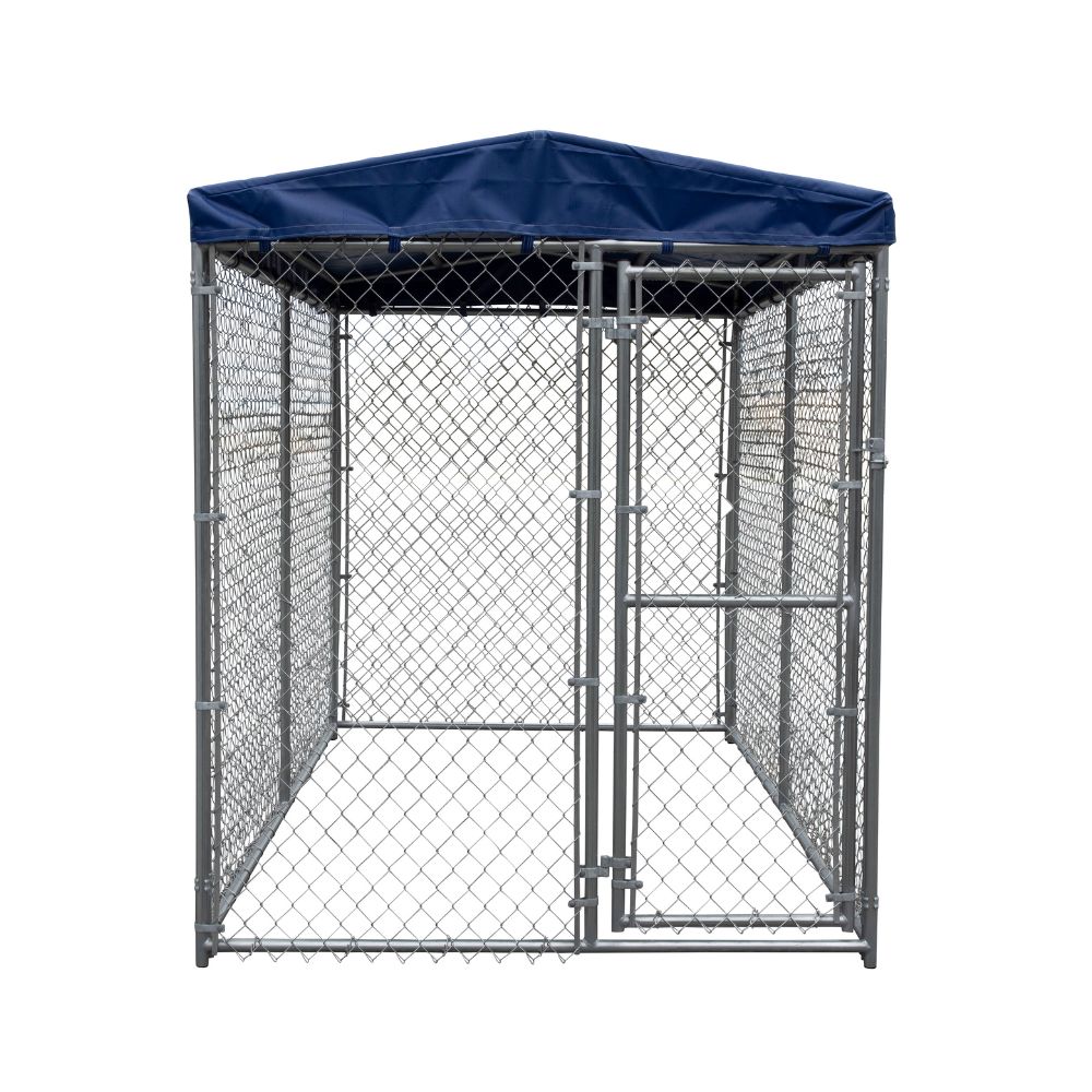 4-Foot Chainlink Dog Kennels | Backyard Pet Supplies