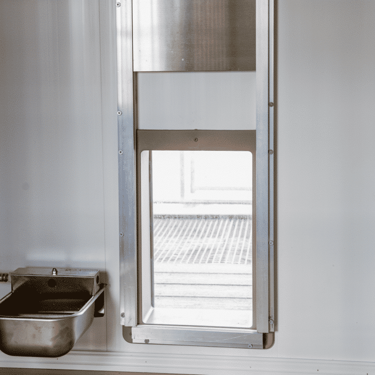 Guillotine Dog Door