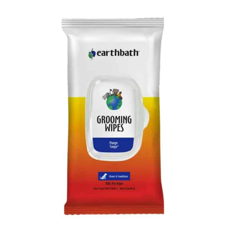 Package of grooming wipes