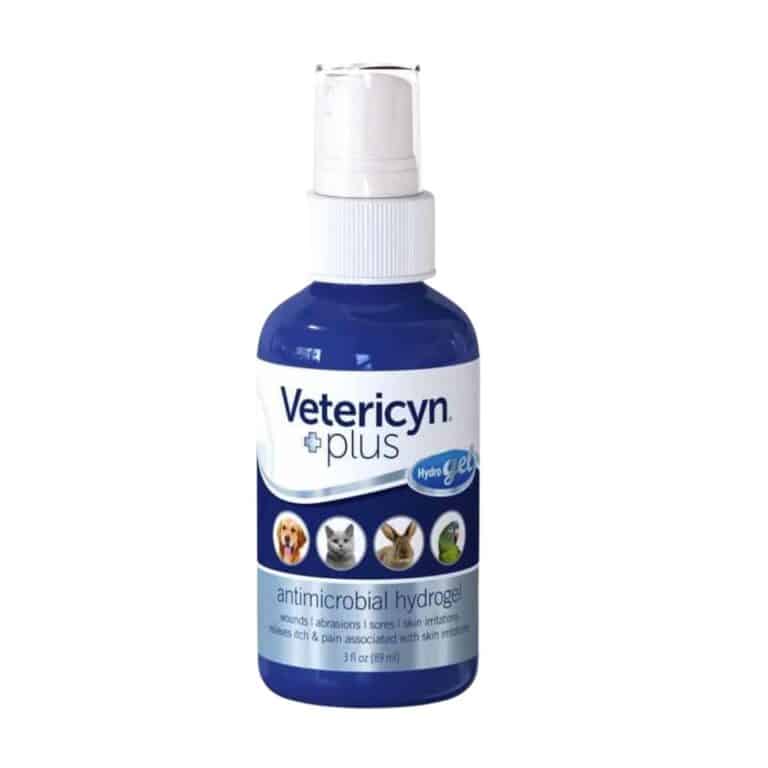 Bottle of antimicrobial hydrogel
